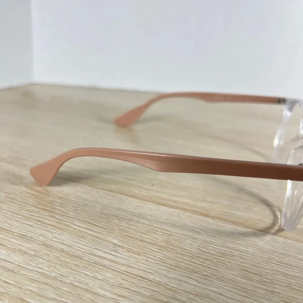 Ray-Ban RB7046 5953 Clear Round Pink Eyeglasses 51-18-140 FRAMES ONLY